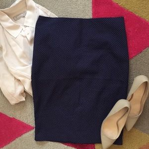 CLOSET CLEAROUT! Polka Dot Pencil Skirt